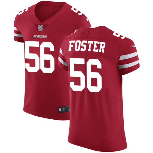 Nike 49ers #56 Reuben Foster Red Team Color Men's Stitched NFL Vapor Untouchable Elite Jersey